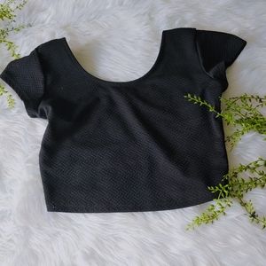 Black Crop Top